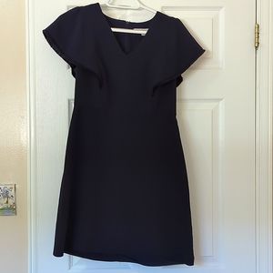LOFT Dark Blue Work Dress Size 2P